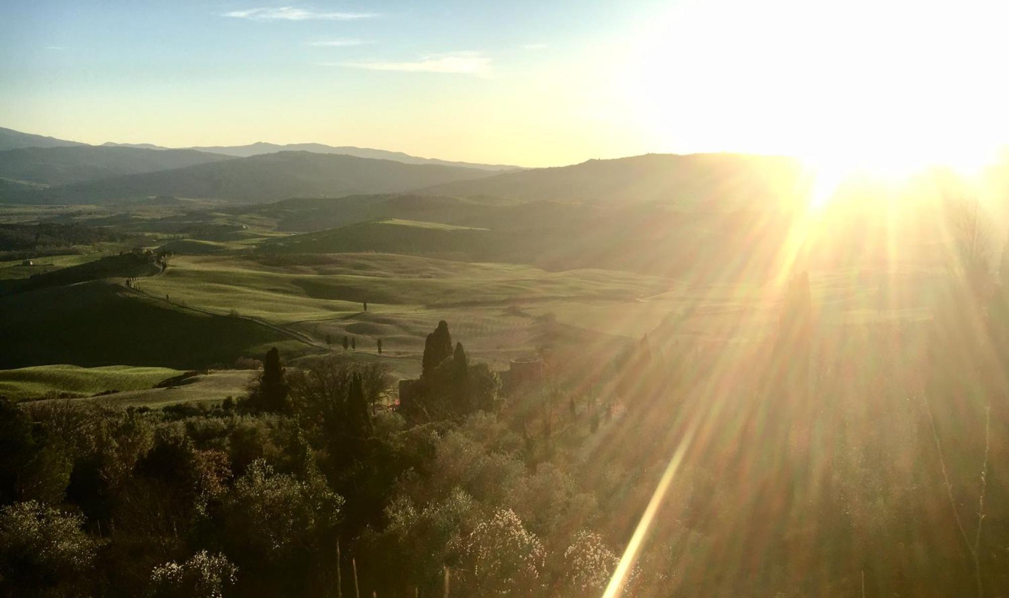 Вілла Vento D'Orcia П'єнца Екстер'єр фото